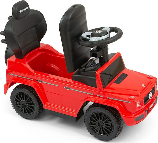 Milly Mally Mercedes G350D Baby Push Walker with Parental Handle Red