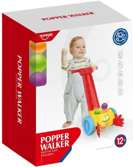 Martin Toys Multicolour Battery-Powered Baby Push Walker That Throws and Collects Balls With Sounds