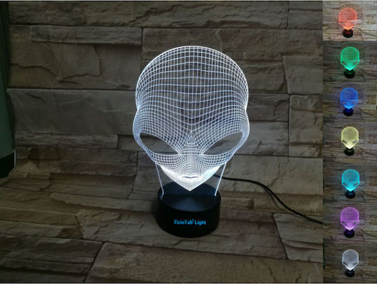 Διακοσμητικό Φωτιστικό LED 3D Illusion 22x3εκ.