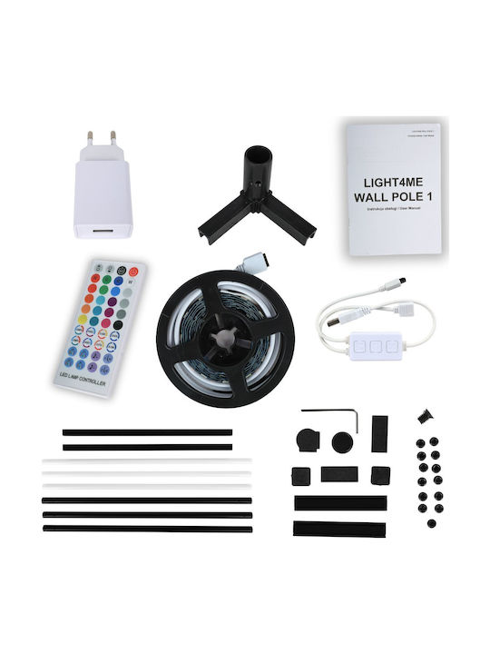 Light4me LED Floor Lamp with RGB Light White