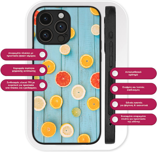 Sonique Fruit Series Case Realme GT Neo 2 5G Realme GT 2 5G Realme GT Neo 3T 5G Grapefruit