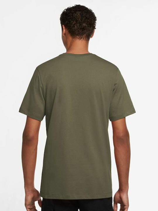 Jumpman Embroidered Athletic T-shirt Khaki