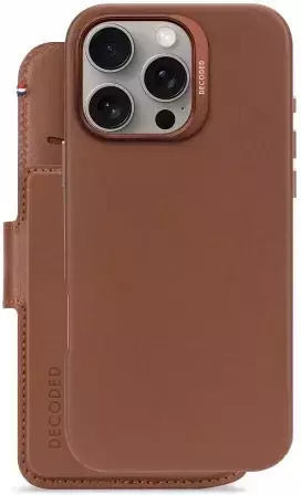 Decoded Detachable Wallet Δερμάτινο 1mm Καφέ (iPhone 16 Pro Max)