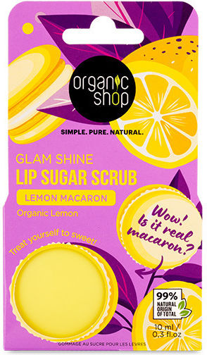Natura Siberica Scrub Χειλιών Lemon Macaron 10ml