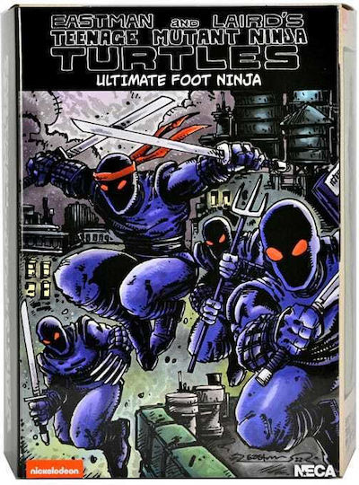 Neca Teenage Mutant Ninja Turtles Comics Foot Ninja Action Figure Scale 1:10