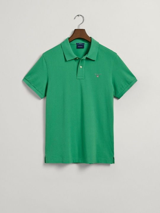Polo Kurzarmbluse Grün