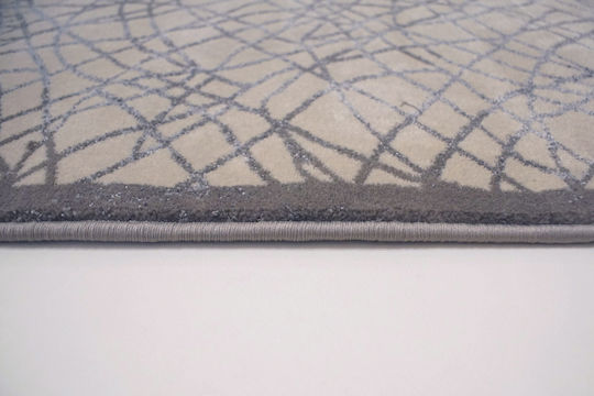 Klonaras Χαλί Ορθογώνιο Grey Ivory 80x97cm