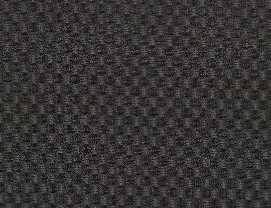 Bench Stool With Storage Space Upholstered With Black Fabric 76x38x38cm