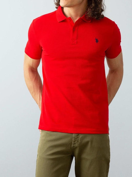 Institutional Polo T-shirt Κόκκινο