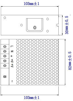 Baris Light LED-Netzteil Ip20 24v 50w 100-264vac 103x82x30mm W6011001-032