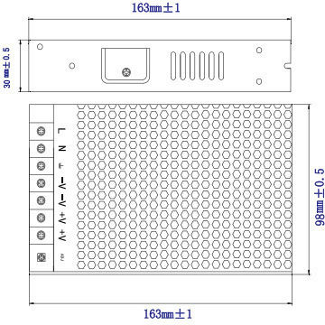 Baris Light LED-Netzteil Ip20 12V 150W 170-264VAC 163x90x30mm W6011001-037