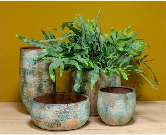 Plant Pot Ceramic Madeira Multi 17x16cm Plant Pot Ceramic Madeira Multi 17x16cm