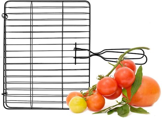 Inox Grill Rack Nt No4 Folding Handle 33x27 Gova