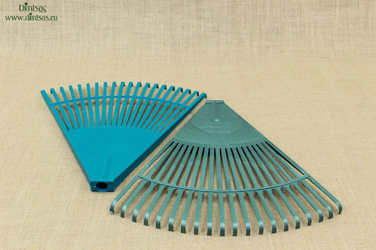 Plastic Triangular Lawn Rake Olive
