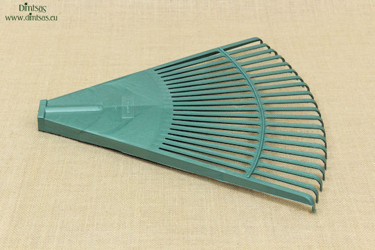 Plastic Triangular Lawn Rake Olive