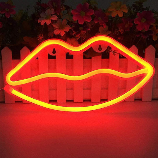 Διακοσμητικό Φωτιστικό Smile 27,5cmx14,5cmx2cm Light Neon Πολύχρωμο