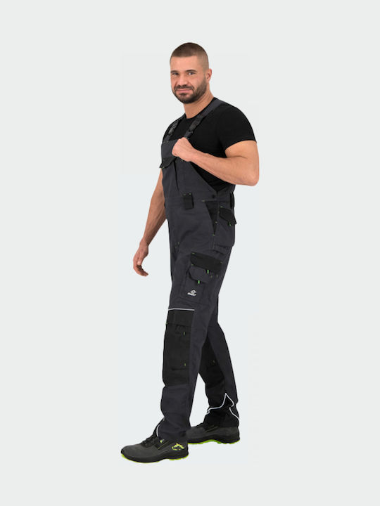 B-wolf Φόρμα Εργασίας Τιράντα Γκρι Brave Bwolf 6.959