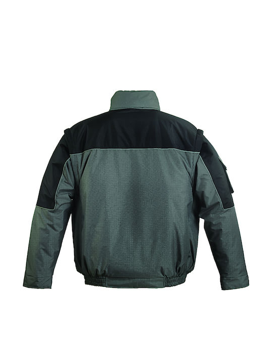 Μπουφάν Ripstop Multipocket 5bmr Coverguard Γκρι