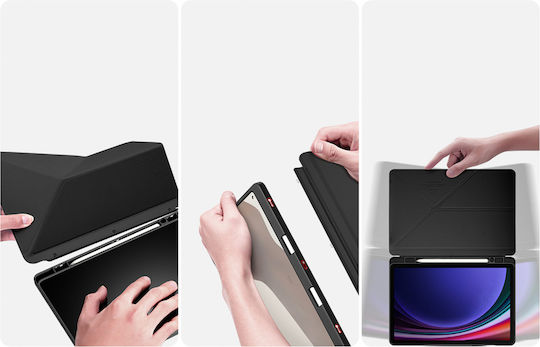 Dux Ducis Magi Back Cover Ανθεκτική Μαύρη (Samsung Galaxy Tab S10 FE, S9, S9 FE)