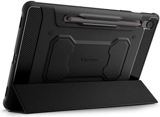 Spigen Rugged Armor Pro Flip Cover Ανθεκτική Μαύρη (Galaxy Tab S10 FE+ X620, X626B)