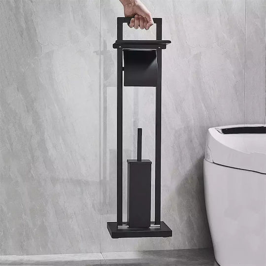 Metallisches Schwarzes Badezimmerzubehör-Set