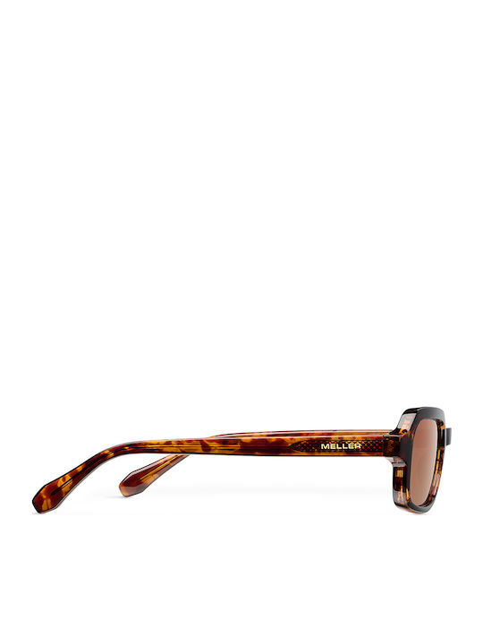Meller Dotia Unisex Γυαλιά Ηλίου με Κοκκάλινο Σκελετό Tigris Brown Polarized