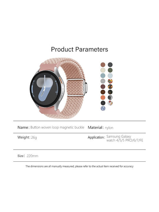 Kalebol Silicone Wearable Strap White Samsung Galaxy Watch 5 5 Active 5 Pro 6 6 Classic 7 FE