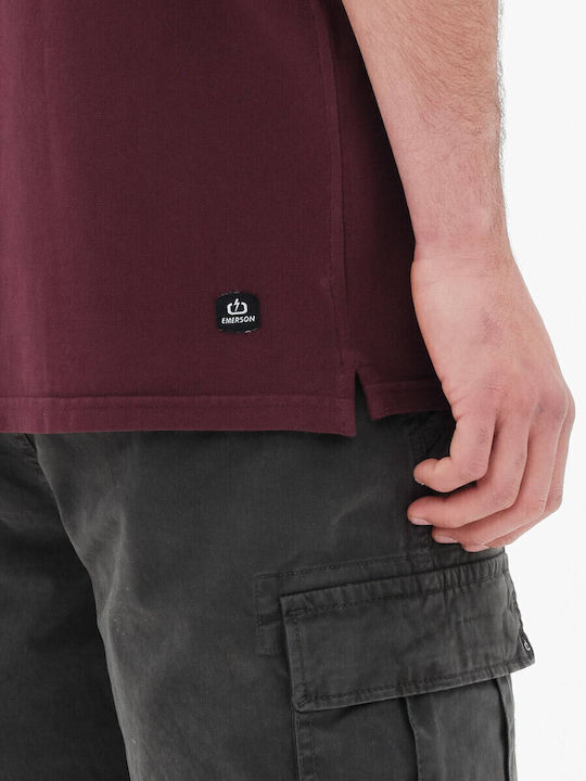 Polo T-Shirt Burgundisch 221.EM35.69GD-Wein