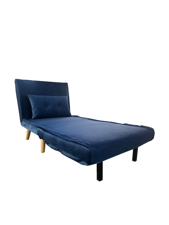 Πολυθρόνα Κρεβάτι Μπλε 77x80x79cm