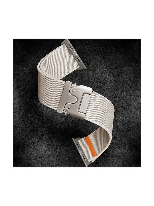 Kalebol Strap Fabric Beige (Apple Watch Series 7/8/9/10/SE/Ultra 1/Ultra 2)