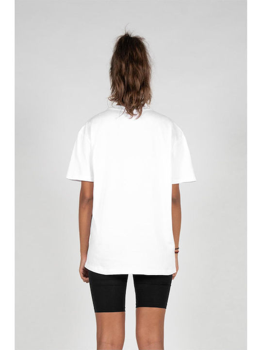 Mj Gonzales Mjg Heavy Oversized Tee Ladies Butterfly Illusion White Fw24 Mjg11916-00220