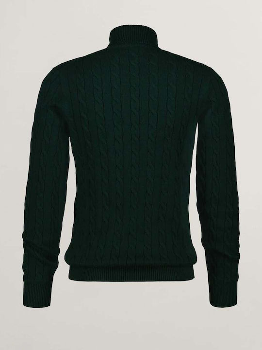 Πουλόβερ Μακρυμάνικο Tartan Green