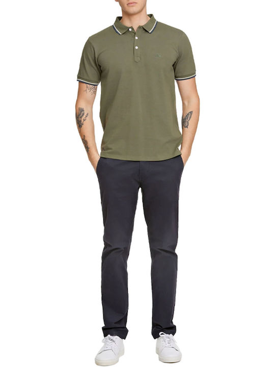 Polo Blouse Olive, Dk Jungle Green