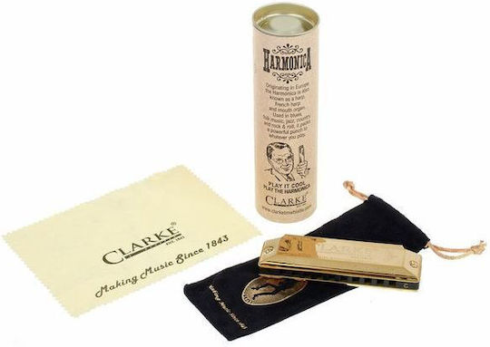 Clarke Tinwhistle Διατονική Φυσαρμόνικα Τονικότητας C (Do) Ματζόρε