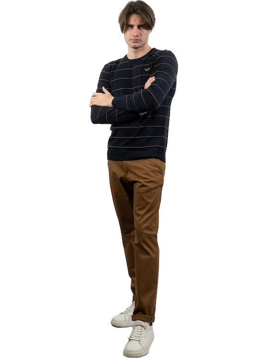 Μπλούζα Navy/Camel