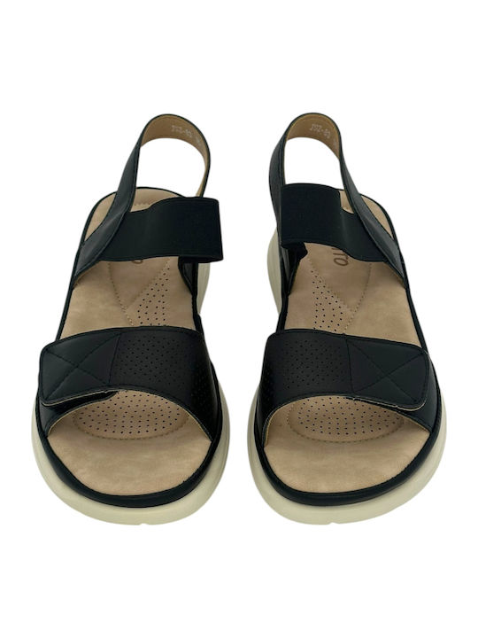 Γυναικεία Σανδάλια Flatforms Μαύρα