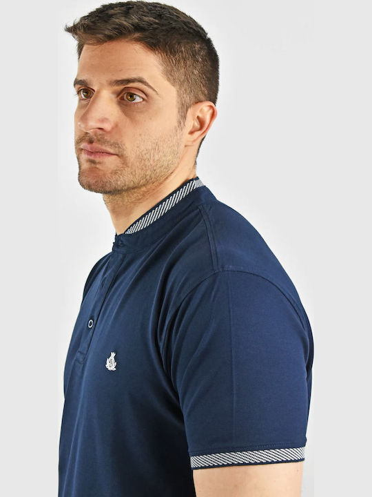 Short Sleeve Blue Blouse
