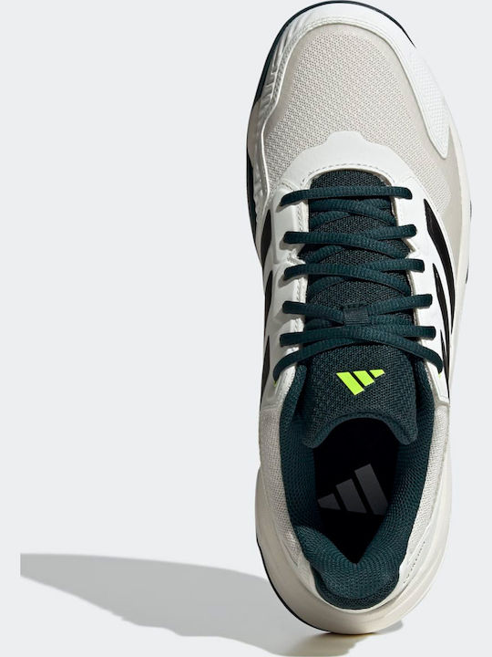 adidas Courtjam Control 3 Men's Tennis Shoes for Clay Courts White