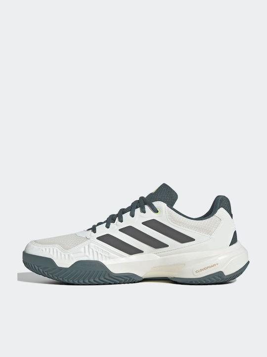 adidas Courtjam Control 3 Men's Tennis Shoes for Clay Courts White