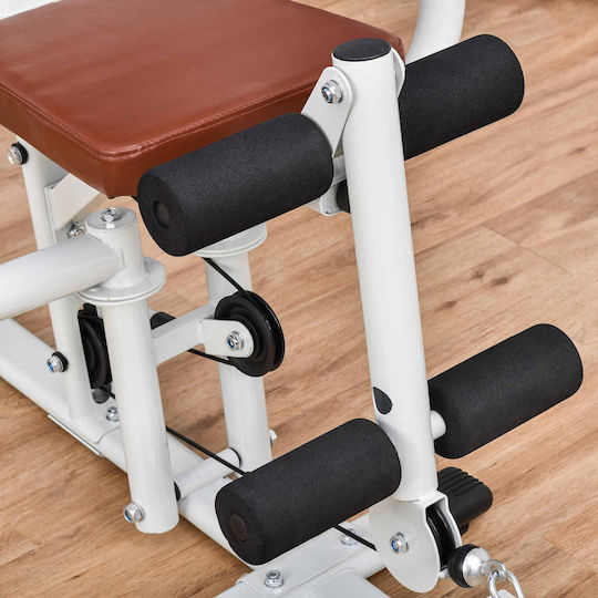HomCom Multifunktionales Trainingsgerät mit Gewichten