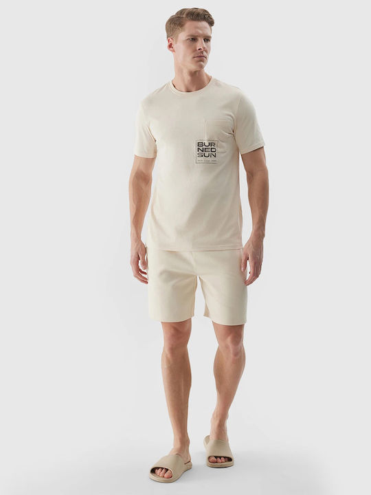 T-shirt Μπεζ
