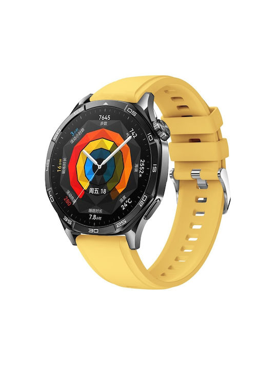 Curea Silicon Galben (Xiaomi Watch S4 Sport, Xiaomi Watch 5 Active)