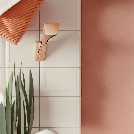 Inter Ceramic Кука Баня Единично с винтове Розов