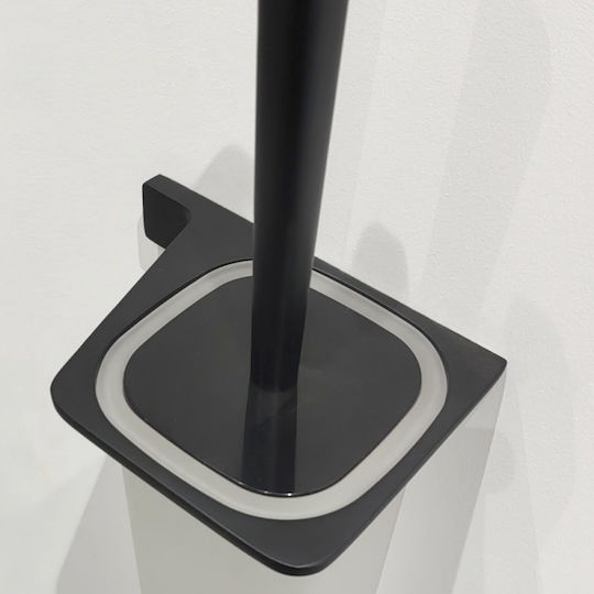 Inter Ceramic Keramik Badezimmer Toilettenbürste Schwarz