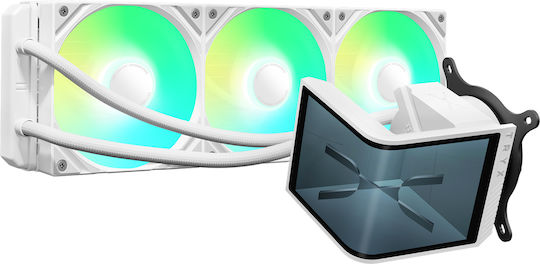 Tryx Panorama SE ARGB 360 Охлаждане AIO CPU с 3 Вентилатора 120 мм Бял