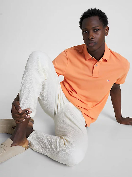 1985 Polo Short Sleeve Blouse Coral