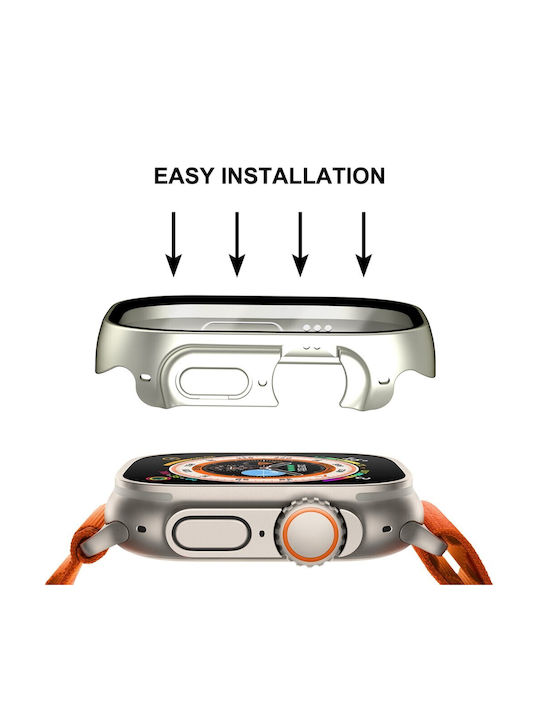 Enkay Πλαστική Θήκη σε Λευκό χρώμα για Apple Watch Ultra 1, Ultra 2