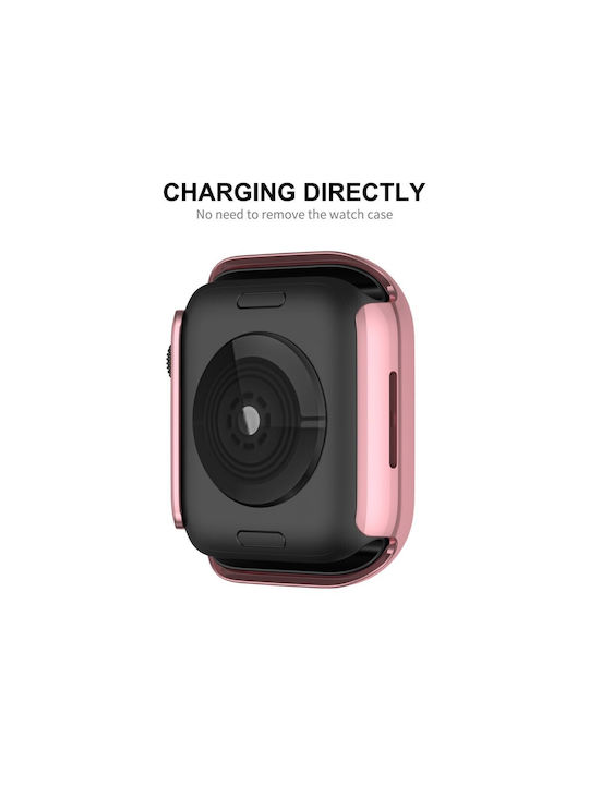Enkay Carcasă de Plastic în culoarea Argintiu pentru Apple Watch Seria 7, 8, 9 - 41mm