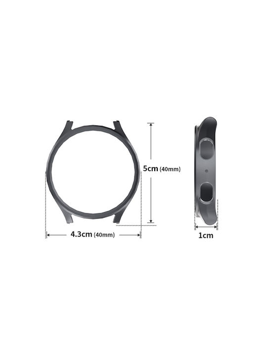 Enkay Пластмасов Калъф в Прозрачен цвят за Samsung Galaxy Watch 7 - 40мм