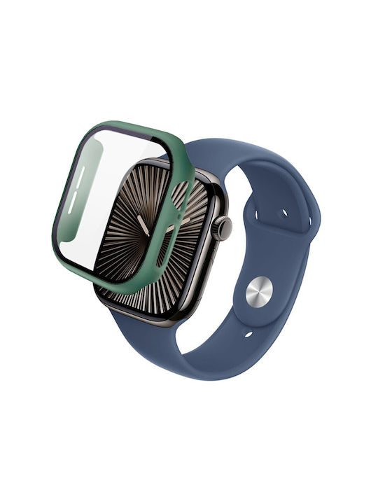 Imak Пластмасов Калъф в Зелен цвят за Apple Watch Series 10, 46 мм